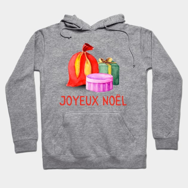 French Christmas Gift France Joyeux Noel Hoodie by InnerMagic